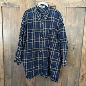 MOD Boutique Plaid Flannel Shirt